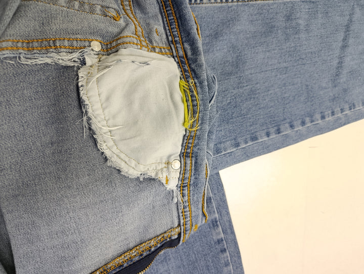 Wrangler W32 vintage jeans denim usato