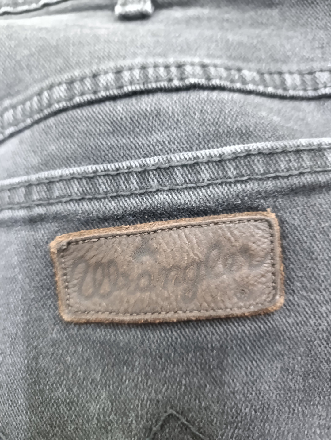 Wrangler Texas Stretch W38 L34 vintage jeans usato