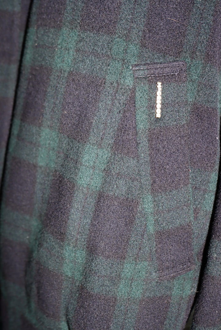 Mc Gregor giacca in lana taglia 50 Quadri blu e verde Lana e Cashmere