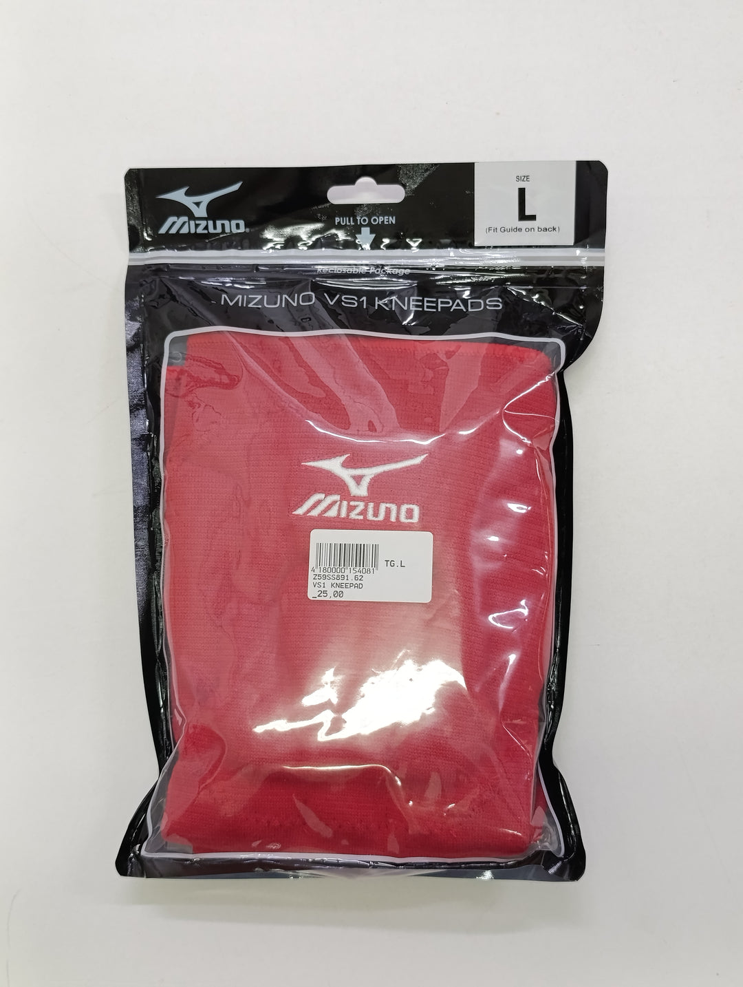 Mizuno VS1 kneepad ginocchiera volley size L pallavolo