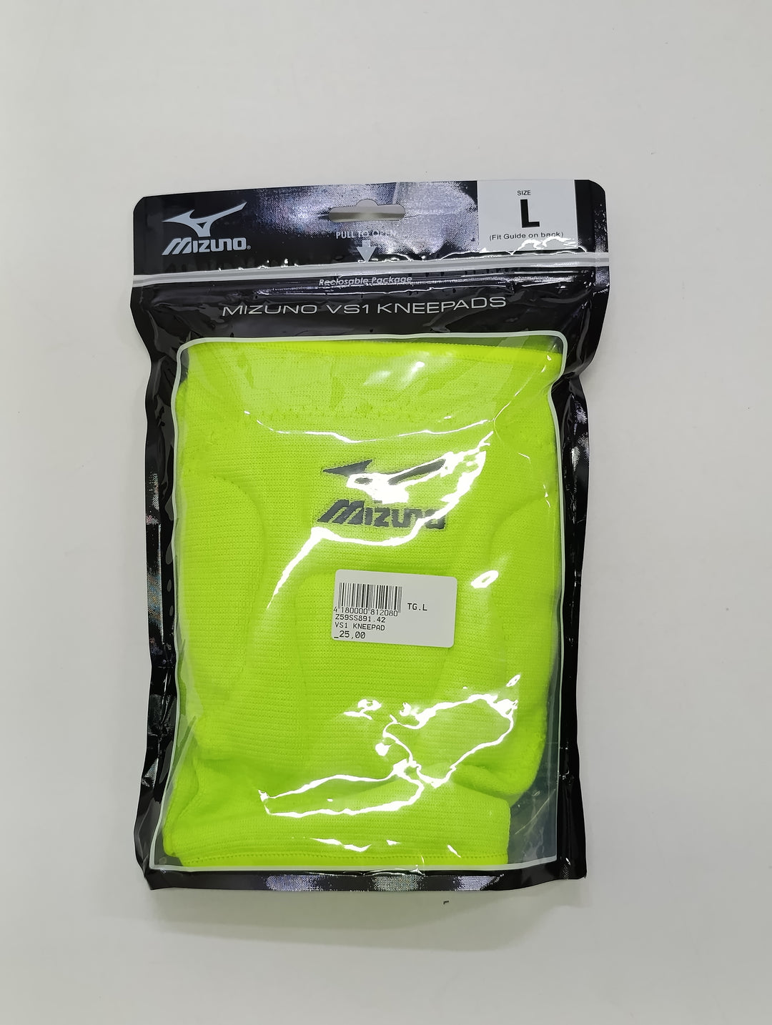 Mizuno VS1 kneepad ginocchiera volley size L pallavolo