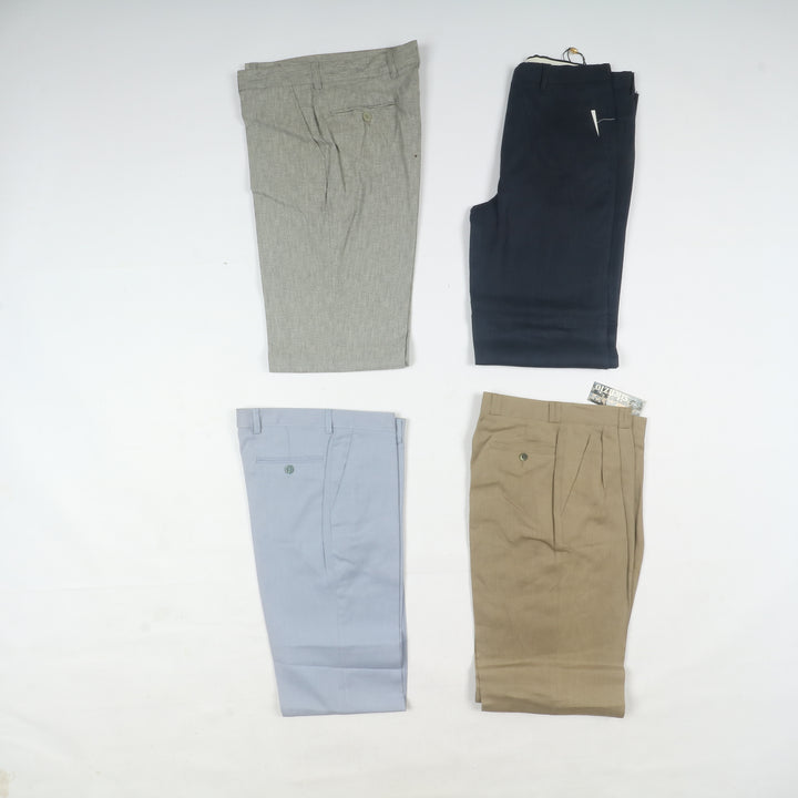 Stock 46pz pantaloni estivi in lino da uomo made in Italy anni 2000 deadstock