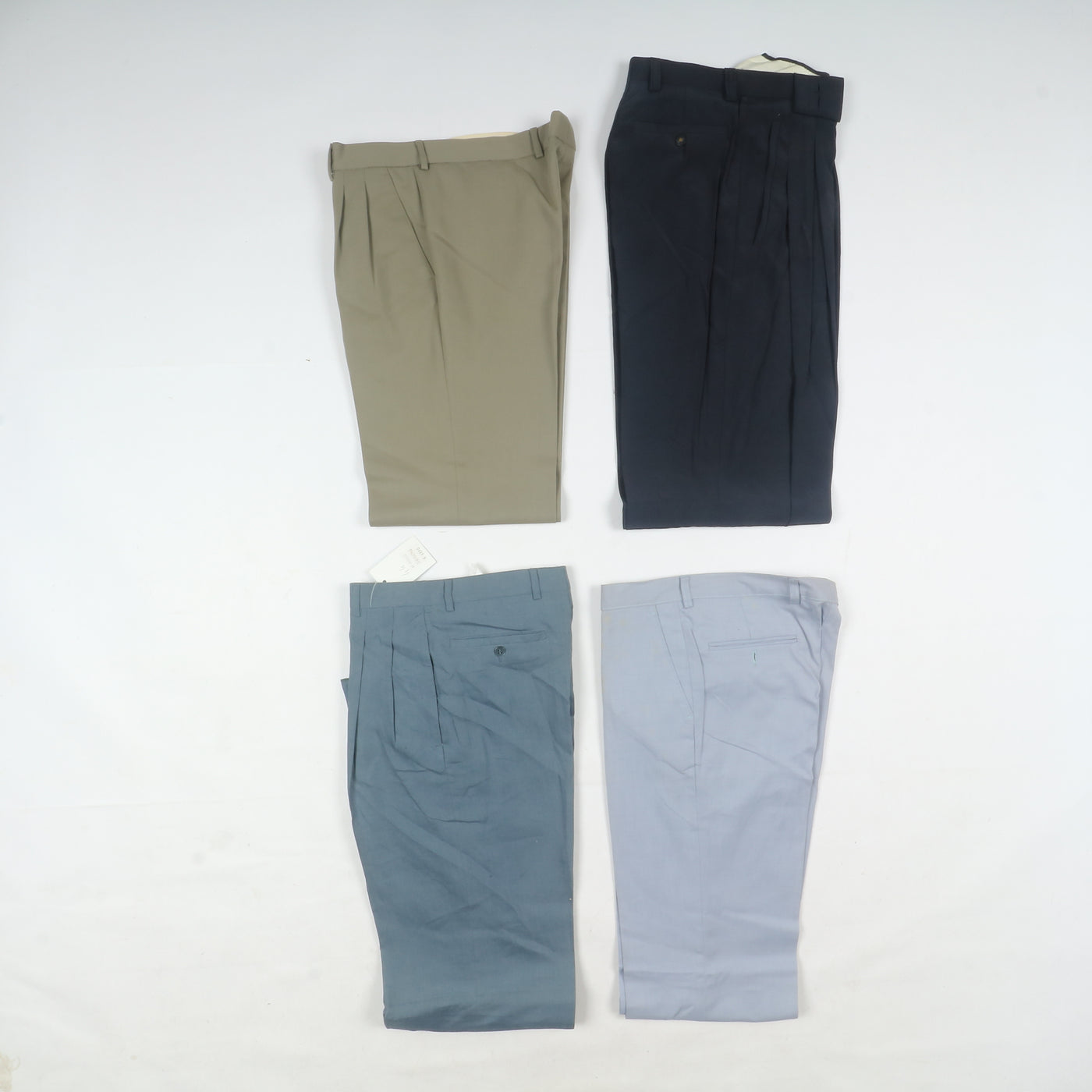 Stock 46pz pantaloni estivi in lino da uomo made in Italy anni 2000 deadstock