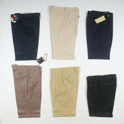 Stock 46pz pantaloni estivi in lino da uomo made in Italy anni 2000 deadstock