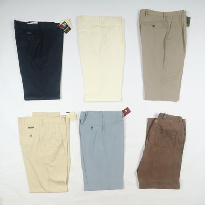 Stock 46pz pantaloni estivi in lino da uomo made in Italy anni 2000 deadstock