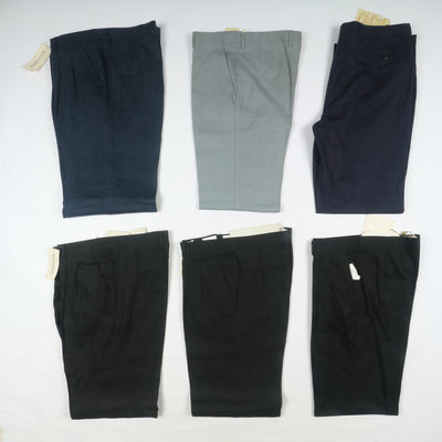 Stock 46pz pantaloni estivi in lino da uomo made in Italy anni 2000 deadstock