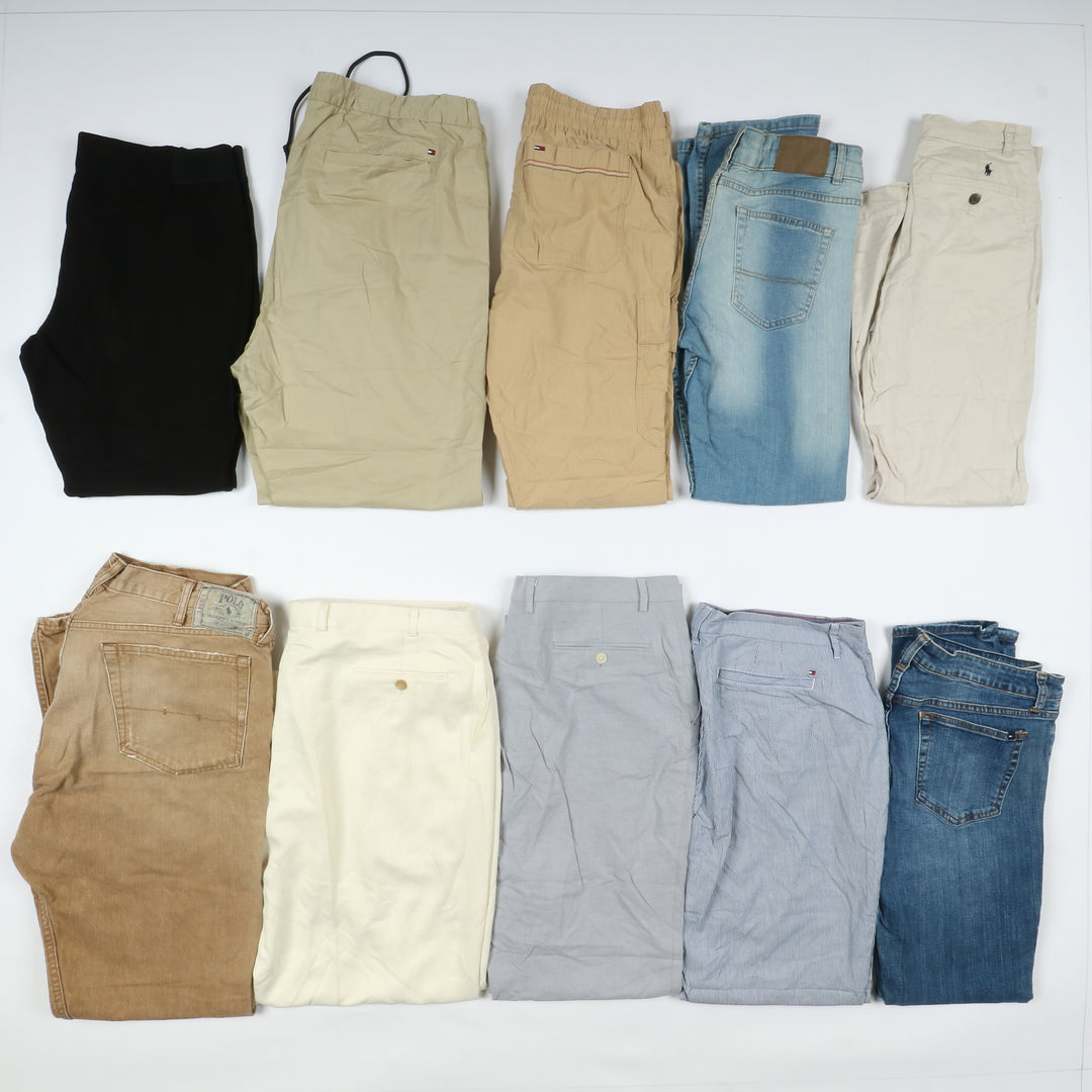 Pantaloni Ralph Lauren, Tommy Hilfiger e Chaps Box da 52pz stock