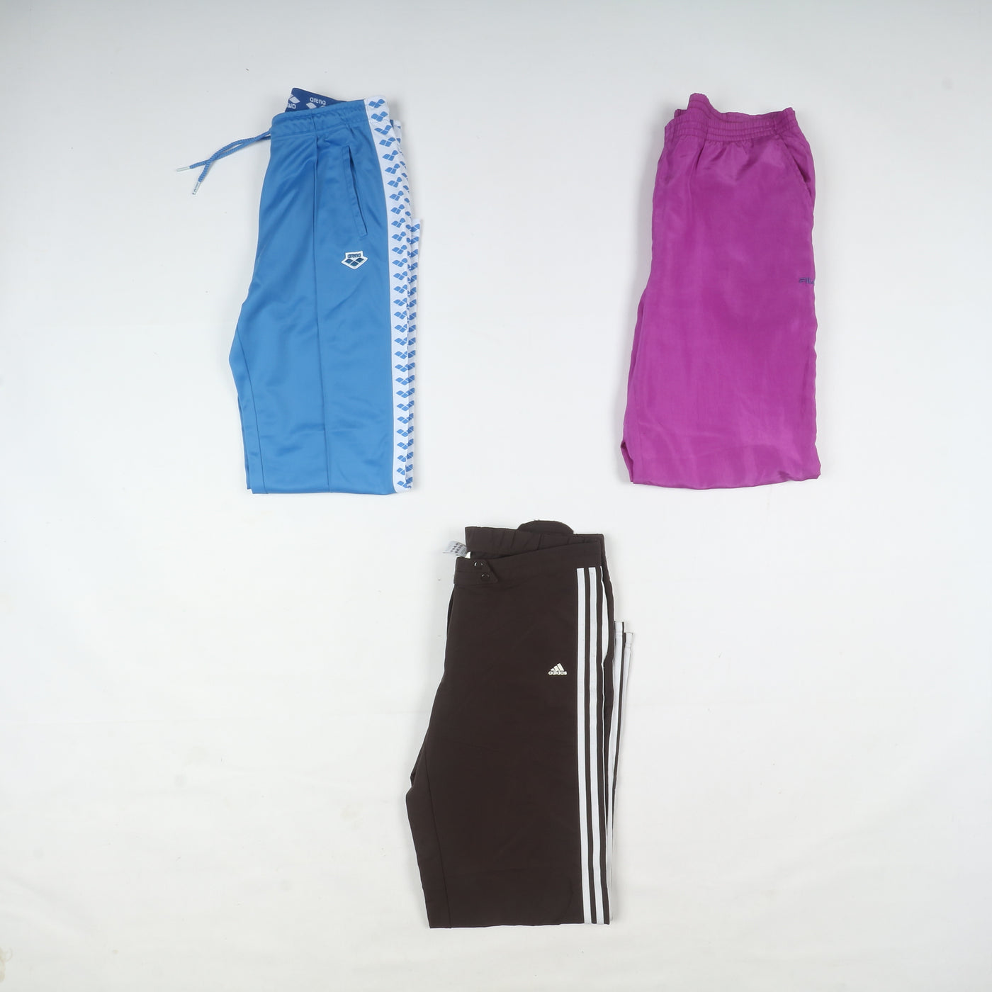 Pantaloni sportivi Adidas, Nike, Puma... uomo donna box da 38pz Grado A+B
