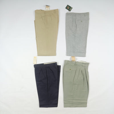 Stock 46pz pantaloni estivi in lino da uomo made in Italy anni 2000 deadstock