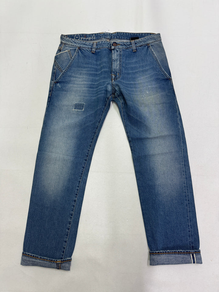 People+ chino jeans W34 cimosa red line nuovo Deadstock