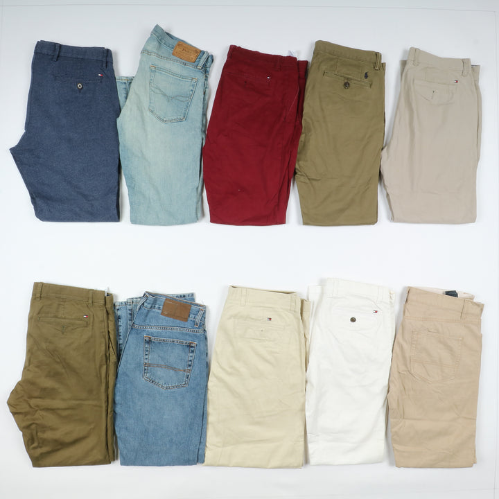 Pantaloni Ralph Lauren, Tommy Hilfiger e Chaps Box da 45pz stock