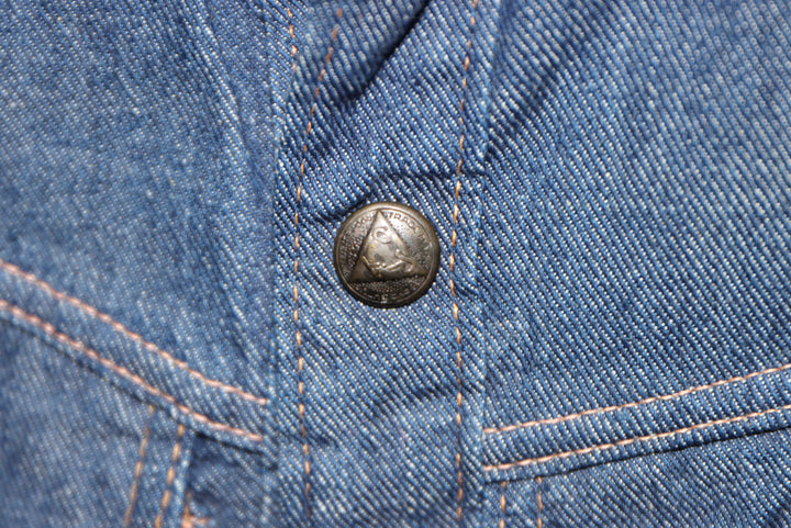Roy Roger's Giacca in jeans denim blu deadstock anni 70