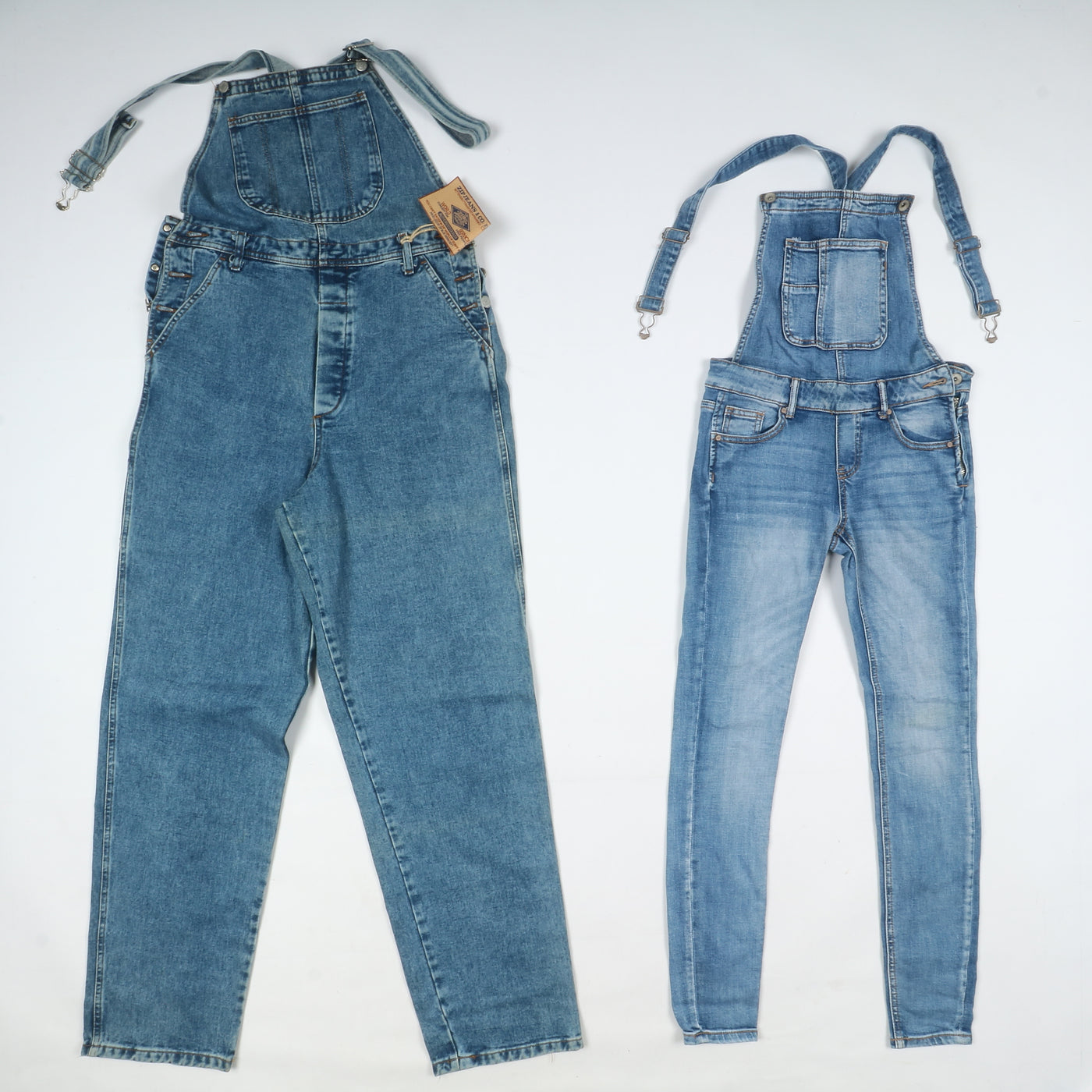 Salopette jeans vintage e deadstock uomo - donna stock da 28pz