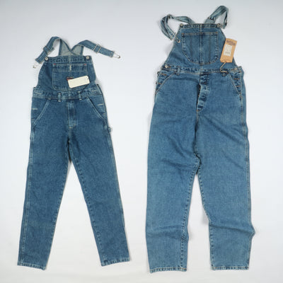 Salopette jeans vintage e deadstock uomo - donna stock da 28pz