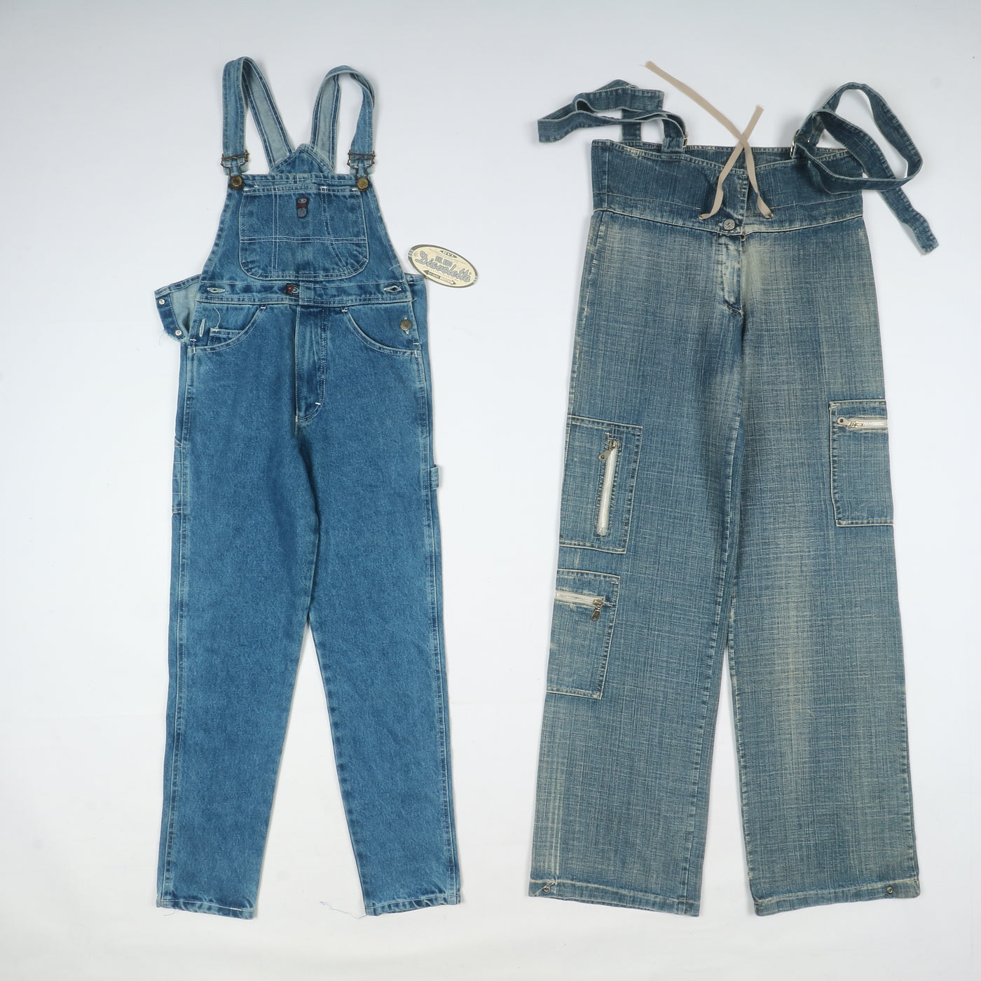 Salopette jeans vintage e deadstock uomo - donna stock da 28pz