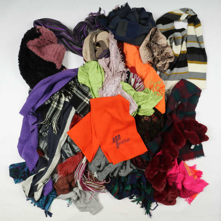 Stock Sciarpe vintage uomo e donna stock 85pz grado A