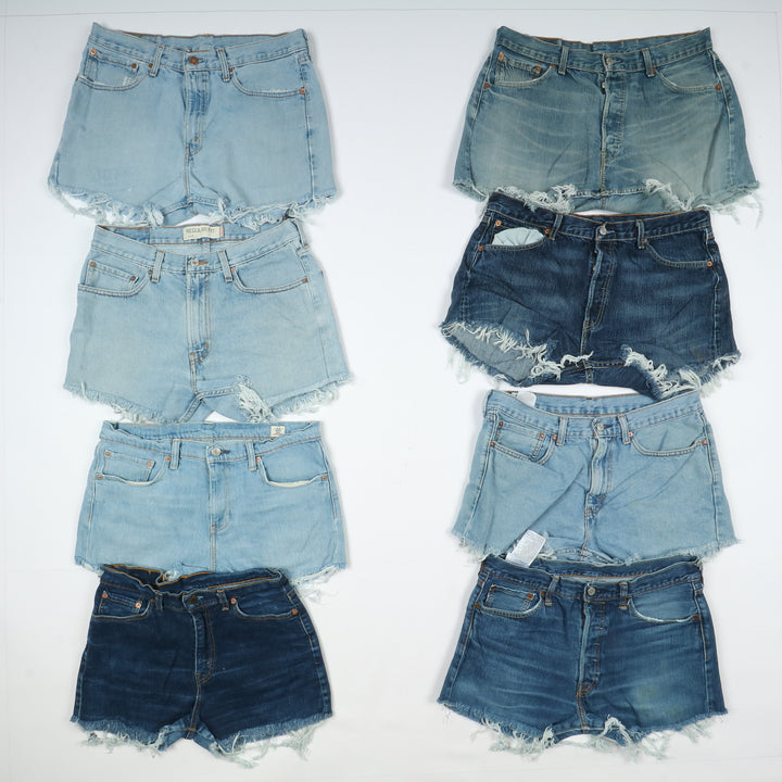 Levi's, Lee, Wrangler Stock da 68pz Levi's, Lee e Wrangler Short jeans donna