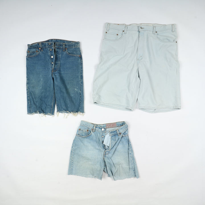 Levi's made in USA short e bermuda uomo donna box da 38pz pantaloncini jeans