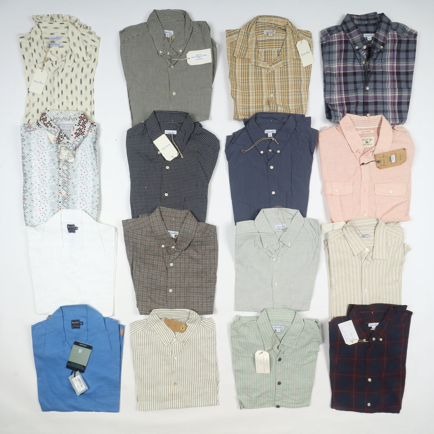 Stock camicie nuove Steve Alan, Fred Perry, Broke, Replay.... 93pz deadstock