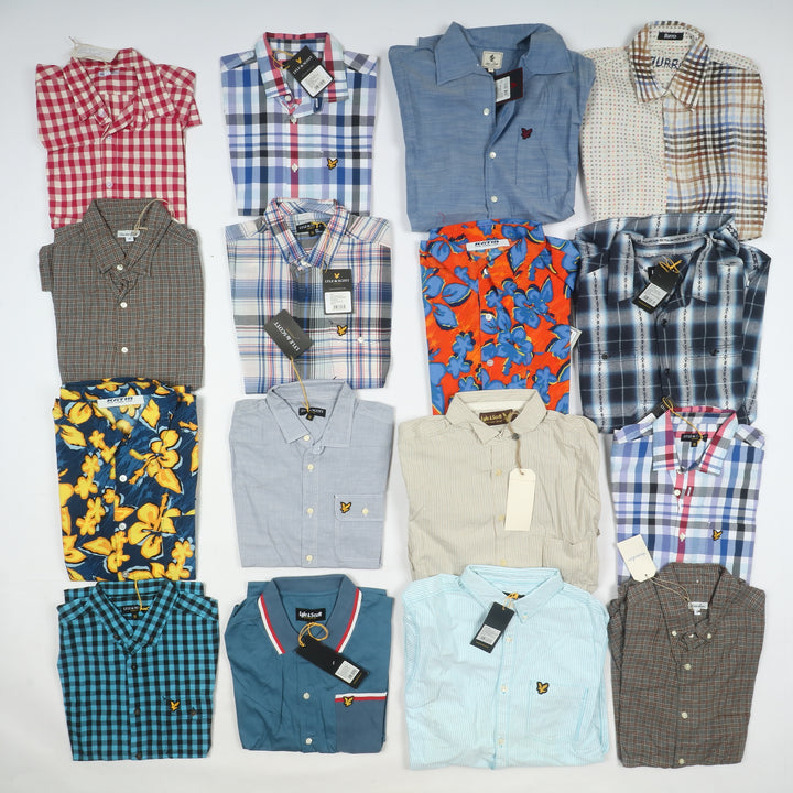 Stock camicie nuove Steve Alan, Abercombie, Massimo Rebecchi box 93pz deadstock