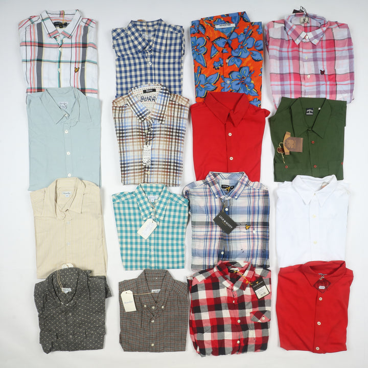 Stock camicie nuove Steve Alan, Abercombie, Massimo Rebecchi box 93pz deadstock