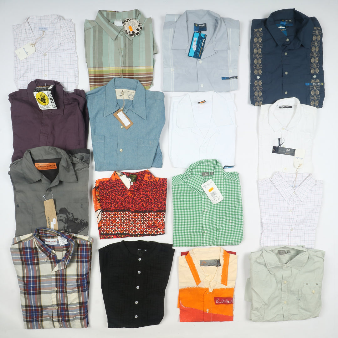 Stock camicie nuove Steve Alan, Abercombie, Massimo Rebecchi ... 93pz deadstock