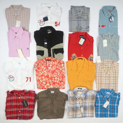 Stock camicie nuove Steve Alan, Fred Perry, Broke, Replay.... 93pz deadstock