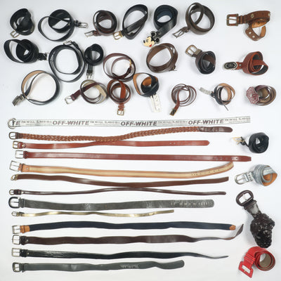Stock lotto Cinture vintage 24 kg misto uomo donna