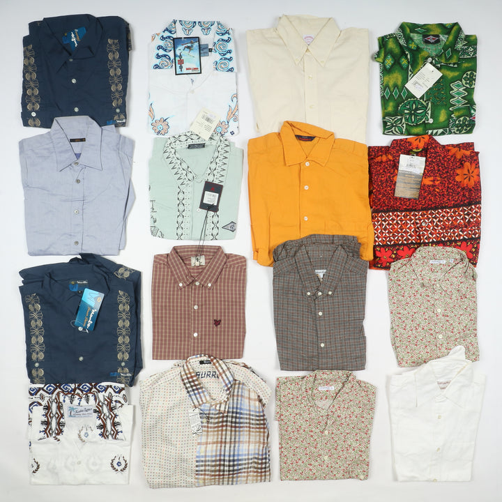 Stock camicie nuove Steve Alan, Abercombie, Massimo Rebecchi box 93pz deadstock