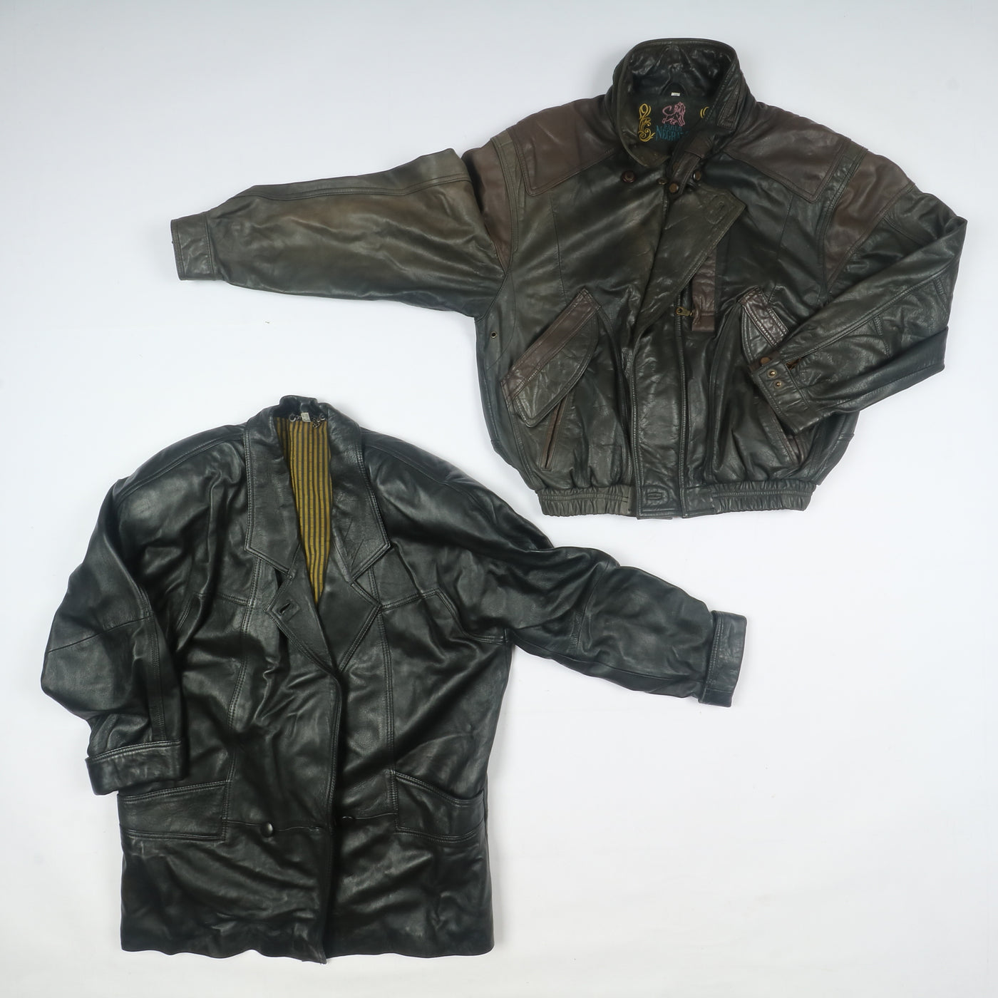 Giacche vintage in pelle Uomo / Donna Stock Box da12 pz