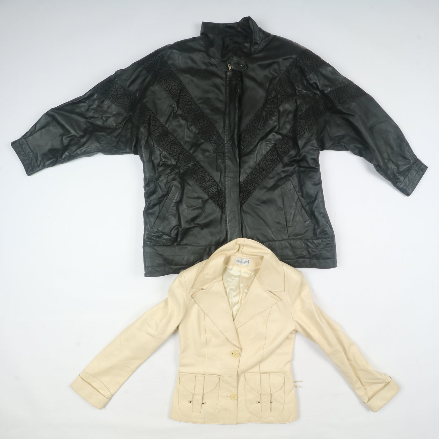Giacche vintage in pelle Uomo / Donna Stock Box da12 pz