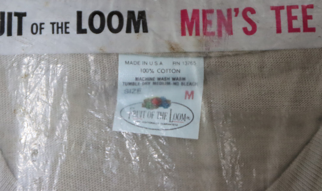 Fruit Of The Loom made in USA T-shirt Taglia M box da 3pz vintage nuova deadstock