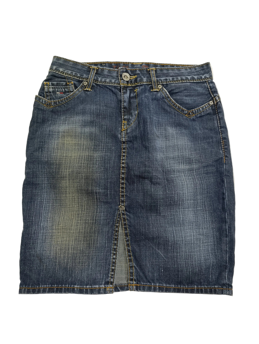 Tommy Hilfiger gonna donna Taglia XS y2k vintage jeans