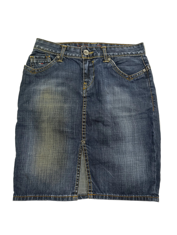 Tommy Hilfiger gonna donna Taglia XS y2k vintage jeans