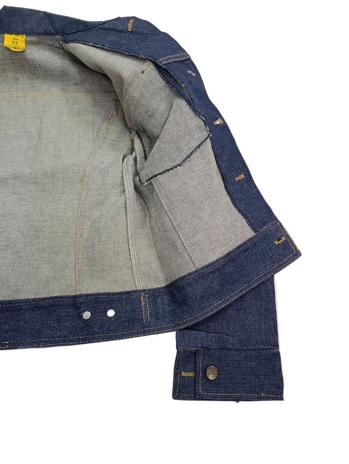 Super Rifle denim jacket slim fit deadstock Taglia XS vintage denim anni 70&