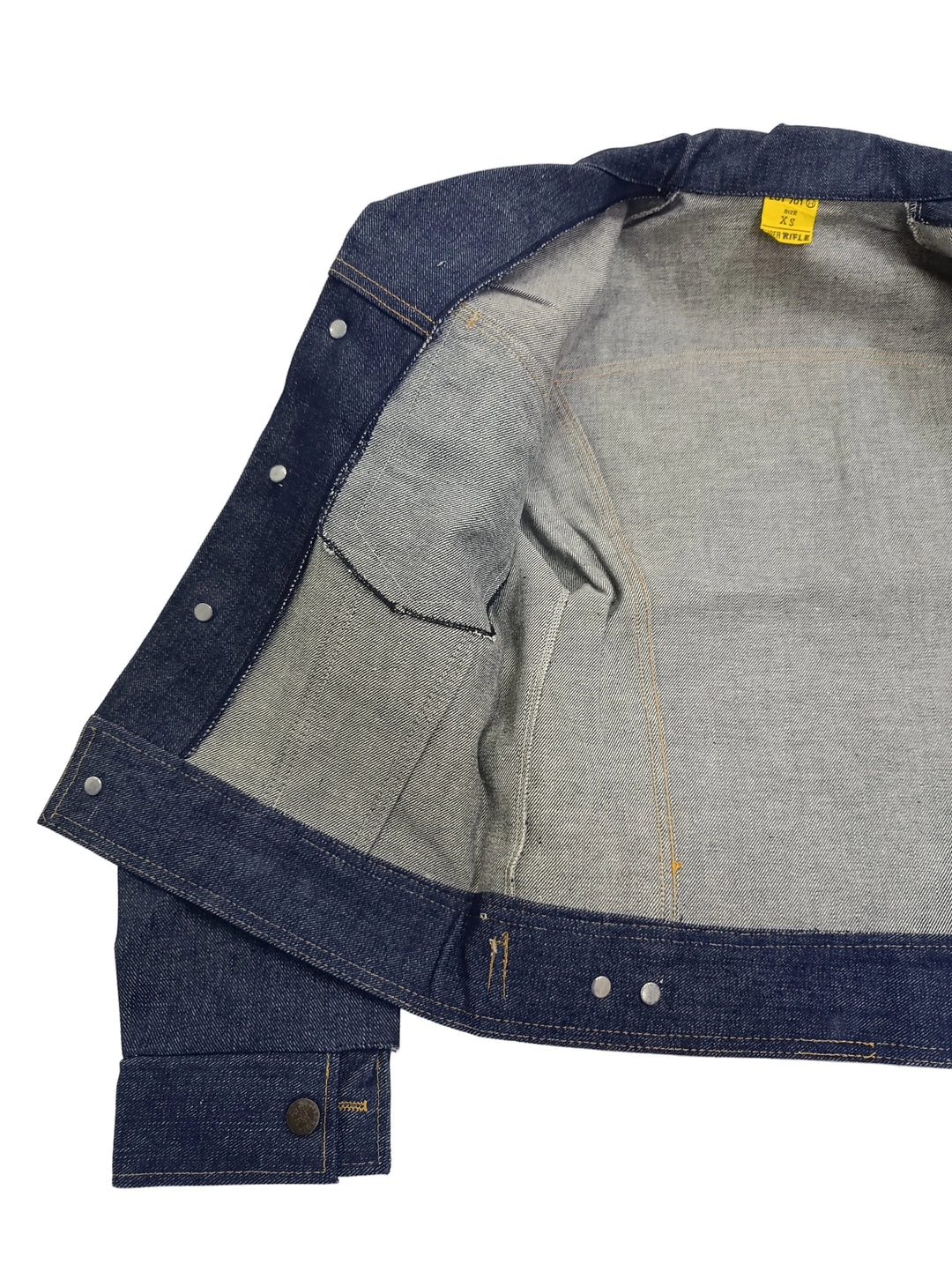 Super Rifle denim jacket slim fit deadstock Taglia XS vintage denim anni 70&