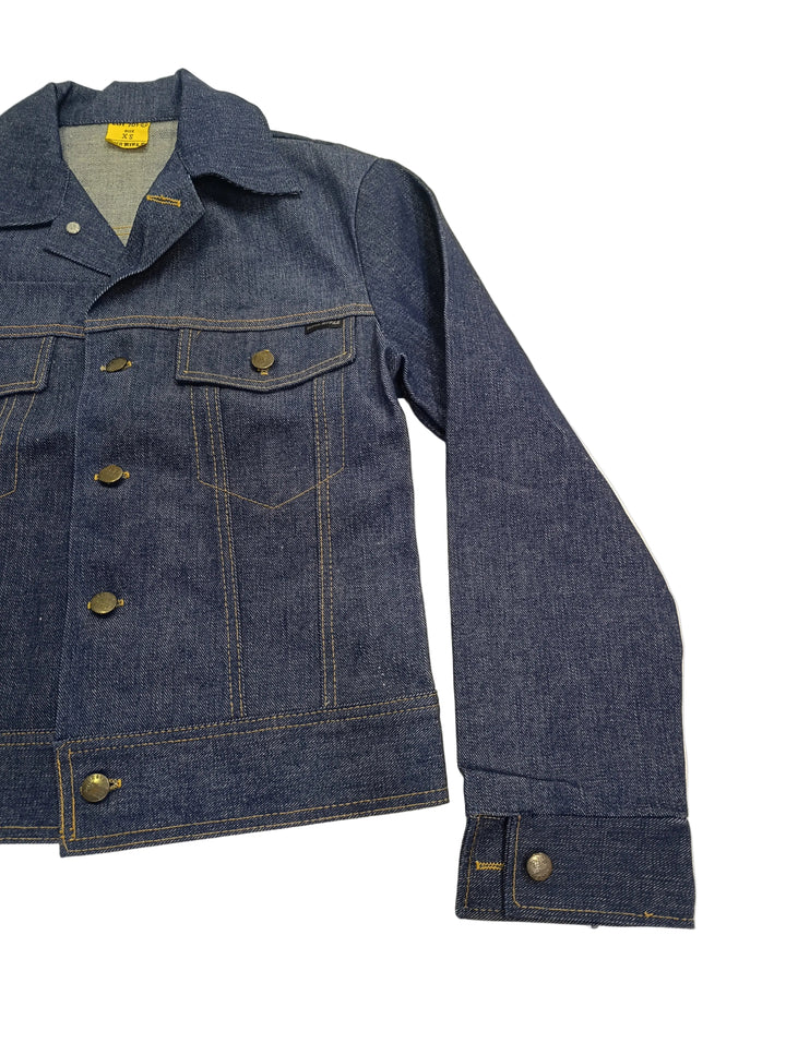 Super Rifle denim jacket slim fit deadstock Taglia XS vintage denim anni 70&