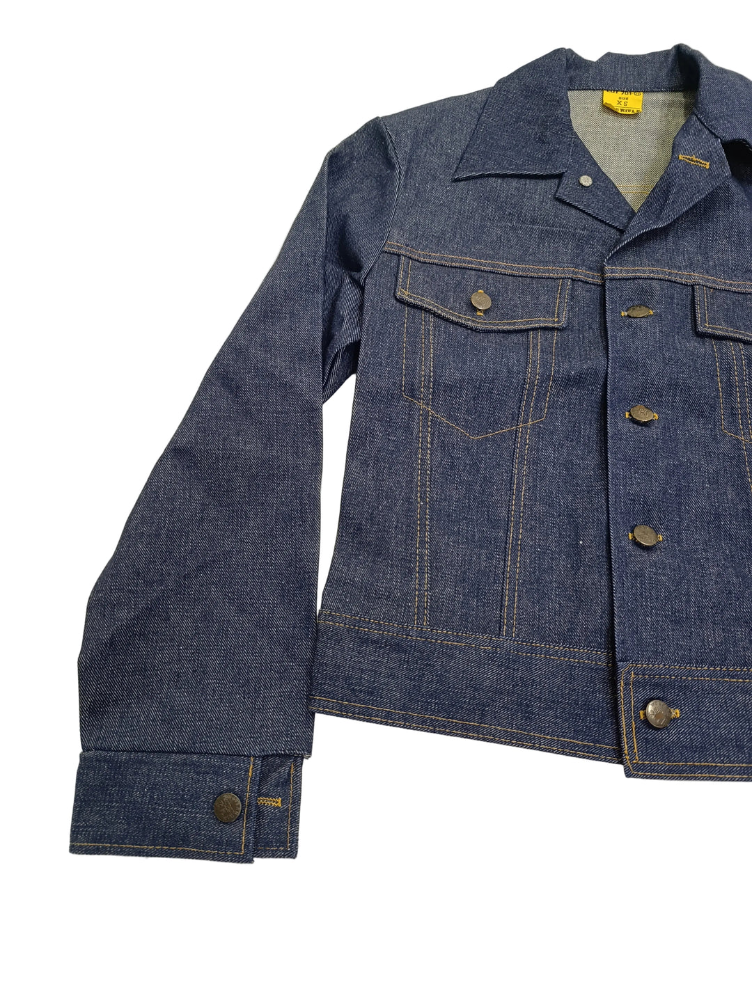 Super Rifle denim jacket slim fit deadstock Taglia XS vintage denim anni 70&