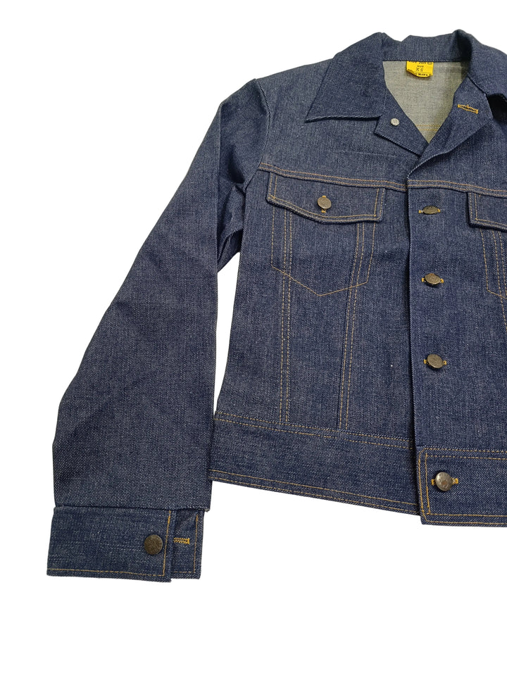 Super Rifle denim jacket slim fit deadstock Taglia XS vintage denim anni 70&
