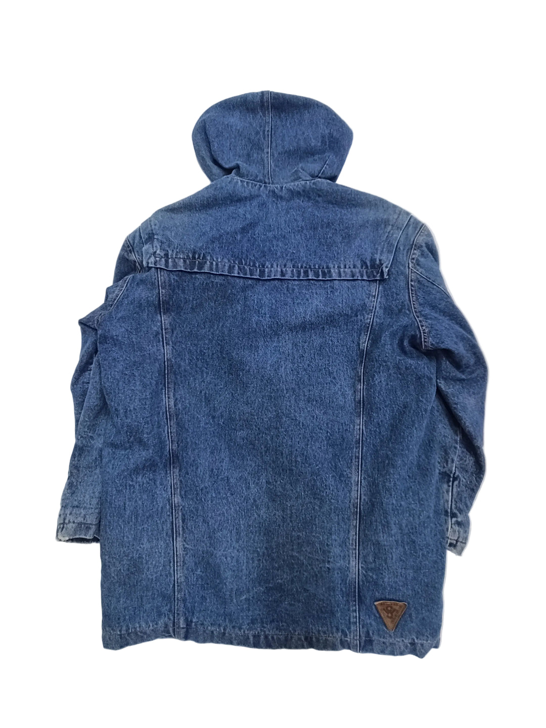 Swinger vintage giacca lunga in jeans denim made in Italy Taglia 42 L-XL