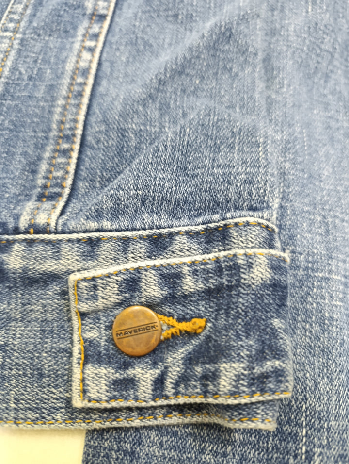 Maverik slim fit jacket denim Taglia M vintage usato