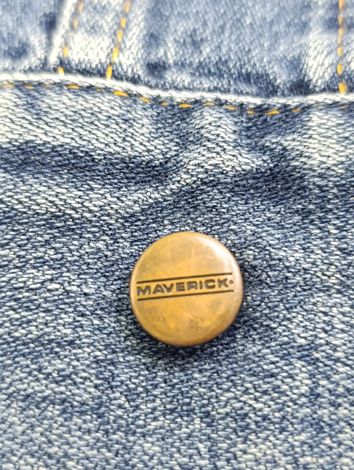 Maverik slim fit jacket denim Taglia M vintage usato