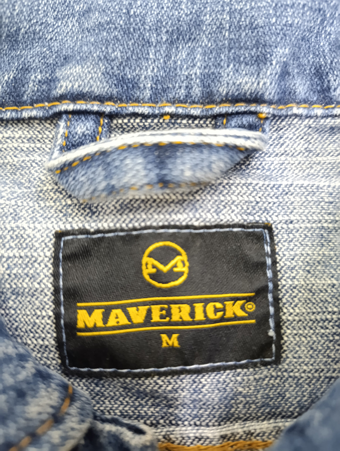 Maverik slim fit jacket denim Taglia M vintage usato