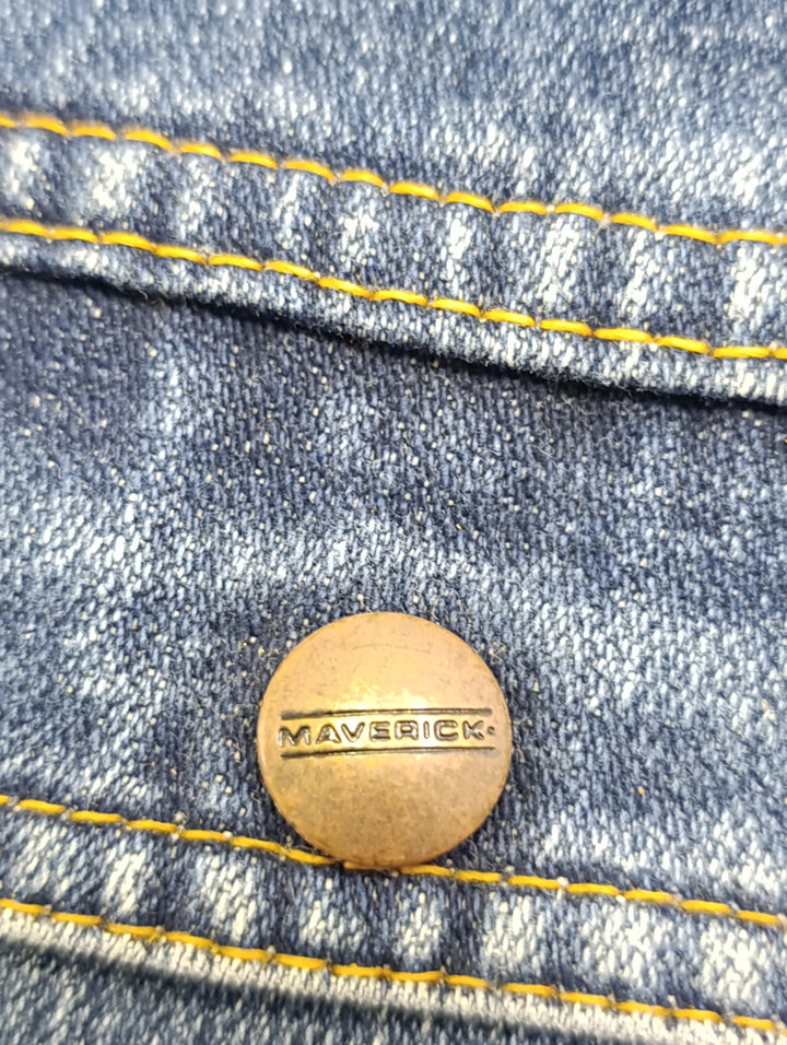 Maverik slim fit jacket denim Taglia M vintage usato
