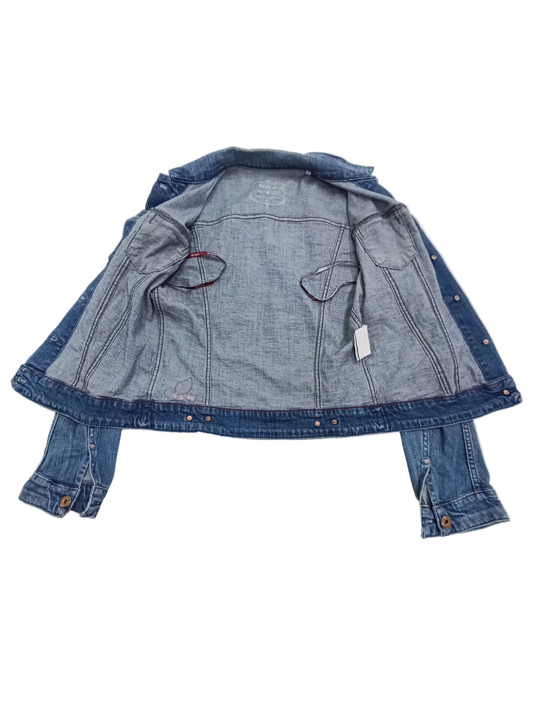 Replay slim fit jacket denim Taglia M donna vintage usato