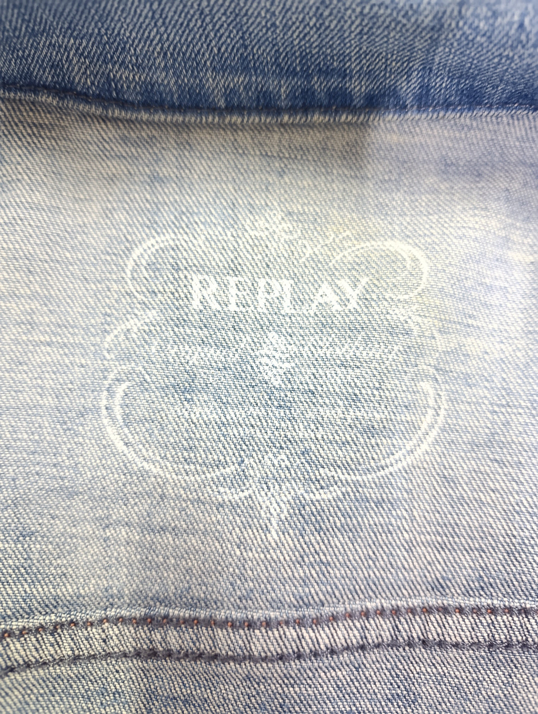 Replay slim fit jacket denim Taglia M donna vintage usato