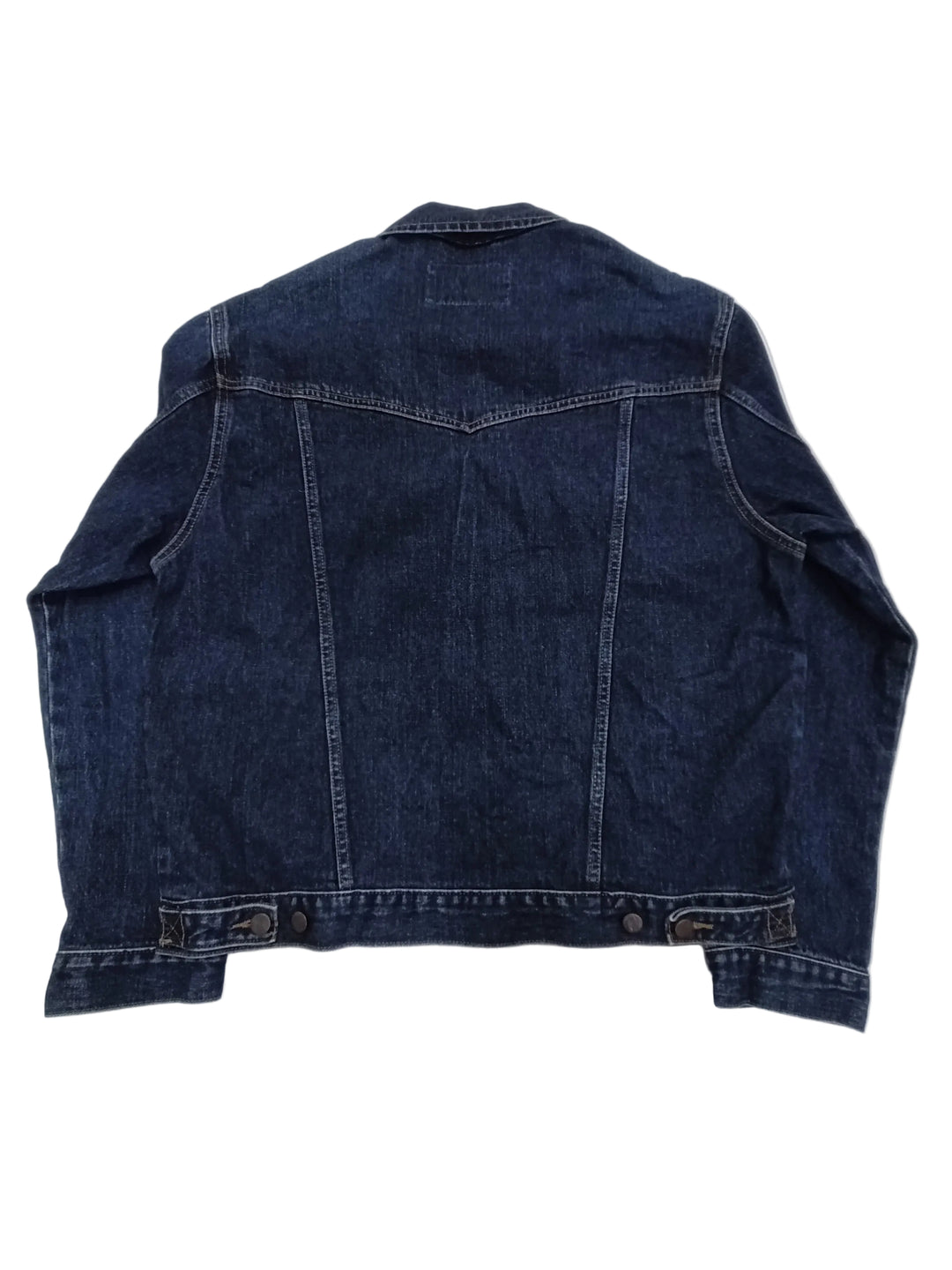 Wrangler authentic western jacket denim Taglia L vintage jeans usato