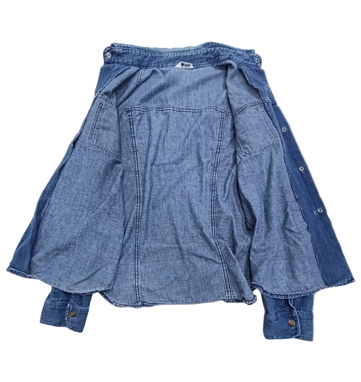 Wrangler shirt made France camicia denim vintage jeans usato