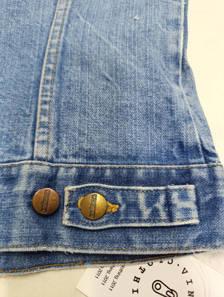 Wrangler Gilet taglia XL Made in Malta denim vintage jeans usato