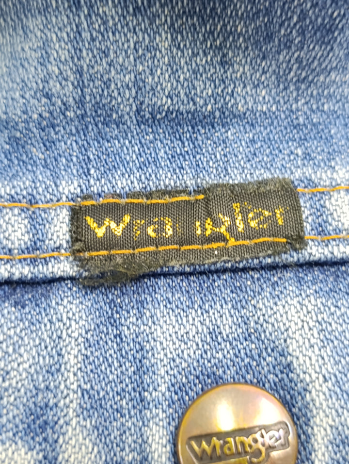 Wrangler Gilet taglia XL Made in Malta denim vintage jeans usato